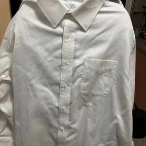 Bill Blass Men’s XL White Long Sleeve Shirt - 17 / 32/33 - 100% Cotton